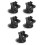 5Pcs Multifunctional Black Car Camera Suction Cup Mount Secure Fit 7