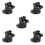 5Pcs Multifunctional Black Car Camera Suction Cup Mount Secure Fit 6