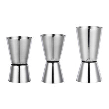 Cocktail Jigger Set Stainless Steel Cocktail Jigger Dual Spirit Measuring Cup For Bartending And Home Bar Use With Accurate Capacity Durable Build