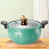 Micro Pressure Pot with Transparent Lid, Non-stick Coating Multi-Function Micro Pressure Cooking Pot for Home Kitchen, Quick Cooking Stone Material 6