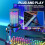 Μικρόφωνο παιχνιδιών RGB με ρυθμιζόμενη βάση στήριξης, καρδιοειδής λήψη ήχου 3
