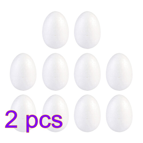 20St Witte Foam Eieren Voor Duurzame Easter DIY En Feestversiering