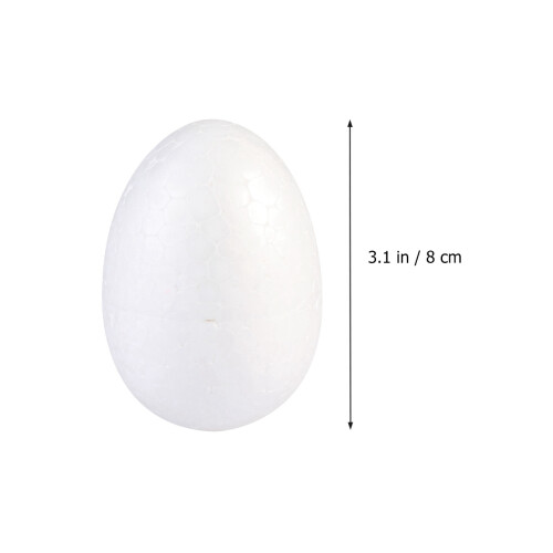 20St Witte Foam Eieren Voor Duurzame Easter DIY En Feestversiering 2