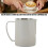 Beak Tip Milchaufschäumer 600 ml Weiß 11 cm 9,5 cm 10
