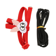 Pet Bird Flying Harness Leash Cartoon Lightweight for Scarlet Macaw M Size