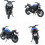 1:18 Simulation Motorcycle Model For: Yamaha MT07 2018 Gift Collection 5
