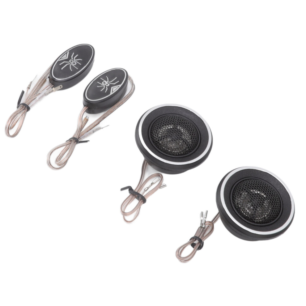 2Pcs 150W 4Î© Dome Tweeters Car Audio Speakers Black 4211382752241