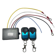 Wireless Winch Remote Control Kit for 12V/24V Winches, 98ft Range, Dual Transmitter Backup