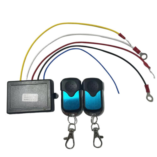 Wireless Winch Remote Controller 12V 24V with LongRange Dual Transmitters for Truck OffRoad