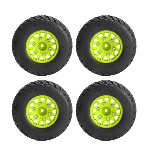 4 Stück 1/10 RC Short Course Reifen 113 mm Grün 1