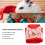Rabbit Vest Harness Set Small Pet Christmas Pattern Nylon Polyester M 4