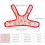Rabbit Vest Harness Set Small Pet Christmas Pattern Nylon Polyester M 11