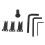 Steel Arrow Rest with 3 Gear Height Adjustment for Competition 10