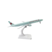 Metal Plane Model DieCast 20 cm for Boeing 777 Alloy Aeroplane Model Toy with Wheel Replica Aeroplane for Collecting Display Collecting or Gifting