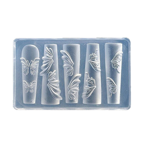 Ice Blossomy Embossing Elastomeer Unguis Cast Recyclebaar