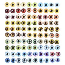 100 stuks glazen oogdecoraties voor sieraden maken-8 mm