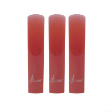 Smooth playing experience with 3part reed set for clarinets and soprano/alto/tenor saxophones (Clarinet Red) Clarinet Red