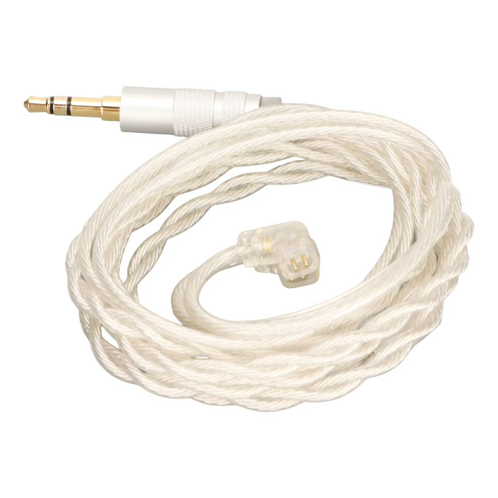 Plated Copper Earphone Upgrade Cable 120Cm 0.78Mm 3.5Mm Plug Silver 5021373710391