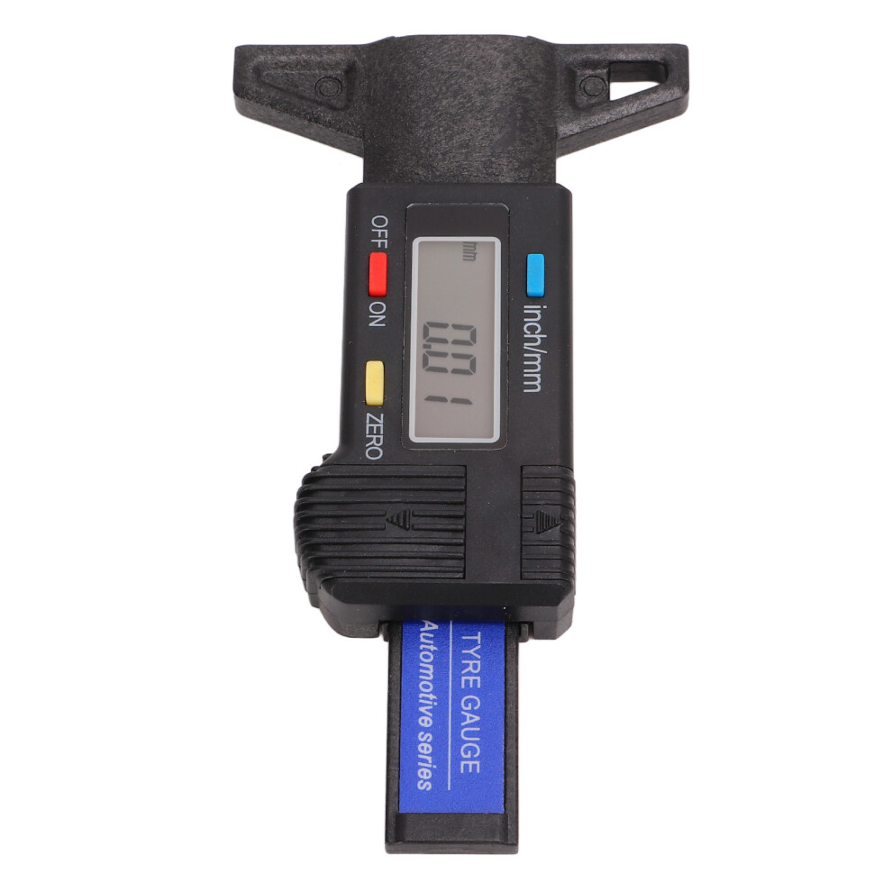 Digital Tire Tread Depth Gauge 0-1In Mm Conversion Abs Universal 4931373710851