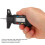 Digital Tire Tread Depth Gauge 0-1in, ABS, MM/Inch Conversion 4