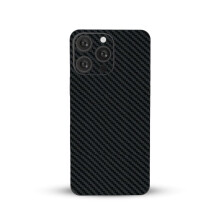 Carbon Fibre Skin with Scratch Protection and Bubble Vinyl Wrap for iPhone 14 Pro Max