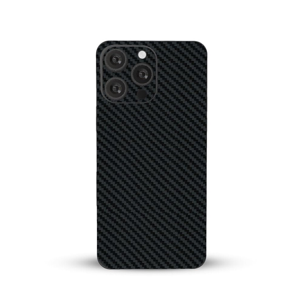 Carbon Fibre Skin With Scratch Protection And Bubble Vinyl Wrap For Iphone 14 Pro Max 9347817069723