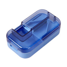 Pill Splitters For Small And Large Tablets Blue Pill Cutter With Dispenser Safety Guard For Men And Women