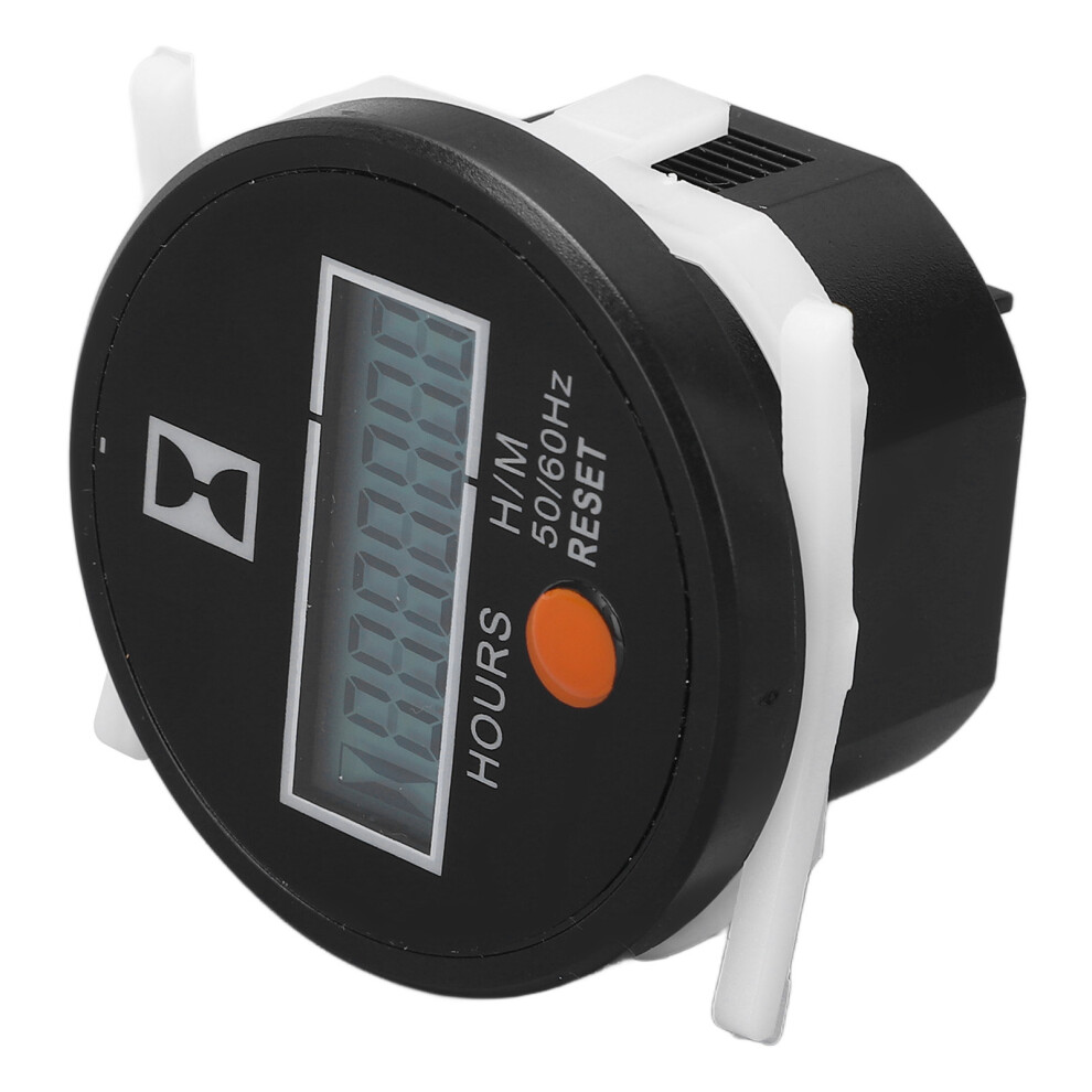 Reliable Digital Hour Gauge Resettable 24-240V Portable Design 3741373711380
