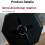 42 Gallon Black Rotatable Plastic Compost Bin for Garden Yard 1