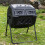 42 Gallon Black Rotatable Plastic Compost Bin for Garden Yard 3