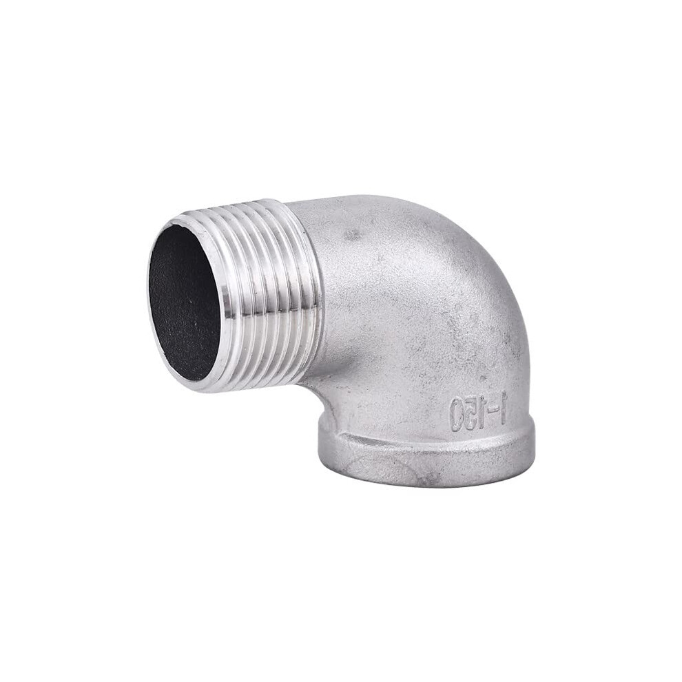 Stainless Steel 304 Street Elbow Female To Male Threaded Pipe Fitting 11/2 Inch Corrosionresistant 9347817229578
