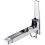 Adjustable Stainless Steel Microwave Wall Mount Bracket, Foldable SpaceSaving Kitchen Shelf 4
