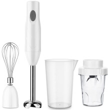 Liquidificador de mão elétrico com controle de respingos e design anti-respingos para misturar sem sujeira, liquidificador de imersão de 150 watts