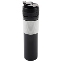 Kompaktný dizajn, ultraľahký french press na cesty, dvojitý mikrofilter, vákuovo izolovaný, horúci po celé hodiny, prenosný lis na kávu