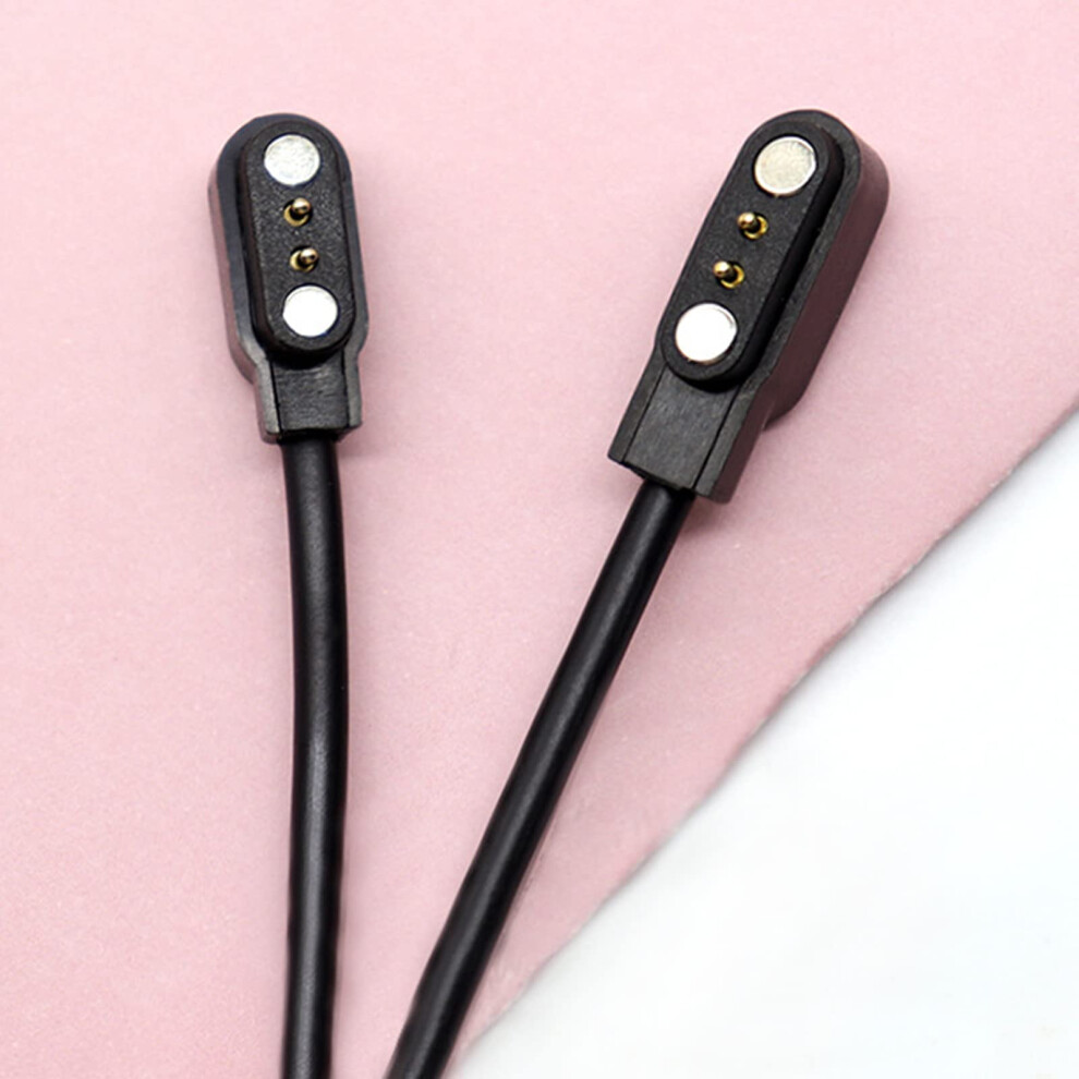 Smartwatch Charger Usb Cable For Ip68 Id205u Id205s 2Pin Magnetic Connection 2 Pack 9347817229929