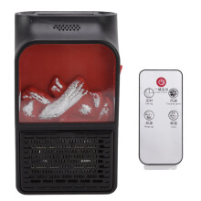 Rimani fresco, simulazione di fiamma, riscaldatore da scrivania portatile per ufficio, 1000 W PTC in ceramica, doppia protezione sicura, silenzioso e