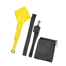 Swimming Drag Parachutes Resistance Training Equipment 30Cm Yellow For Speed Training Beginners And Enthusiasts