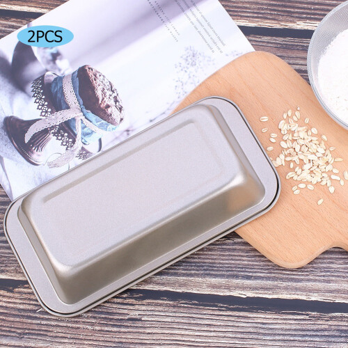 Rectangle Bread Pan, Easy to Clean Even Heat Distribution Bakeware, Warp Resistant Loaf Tin with Versatile Baking Solutions, Durable Construction 2