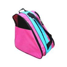 Roller Skate Bag For Ice Skates  Multipurpose Carrying Bag For Adults And Kids, Skating Shoes Carrier, Pink And Blue