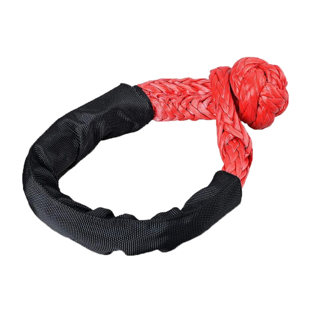 Rope Shackle Synthetic 38,000 Lbs Capacity Tow Strap 17 Ton Recovery Ring Car Trailer Winch Accessories 1 Piece 9382693920126