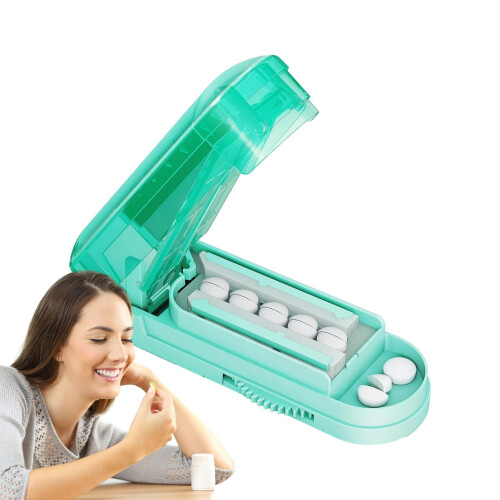 Pill Cutter For Small Pills Compact Pill Cutter For Accurate Dosing Small Pill Divider Green