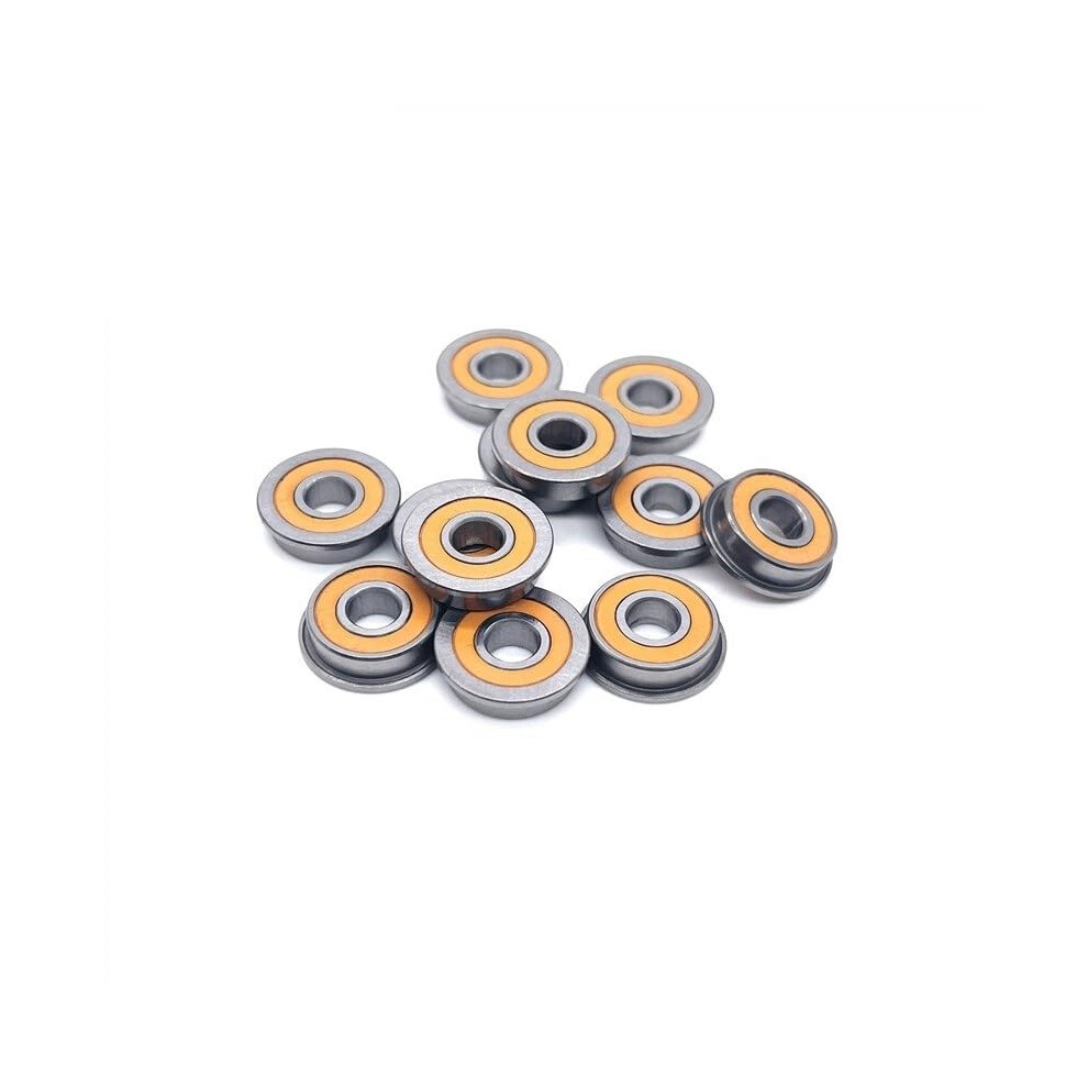 F695rs Bearing 5X13x4mm Abec7 Flanged Miniature 2Rs Sealed Ball Bearing 9382693920362
