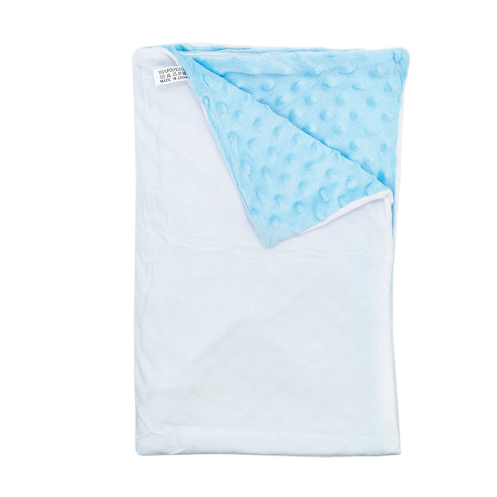 Thermal Dye Sublimation Swaddles For Infants Baby Crib Blanket Swaddle Wrap Towel Baby Quilts Blue