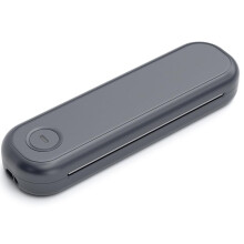 Portable A4 Thermal Printer Bluetooth Inkless Printing for Office Travel Students Grey