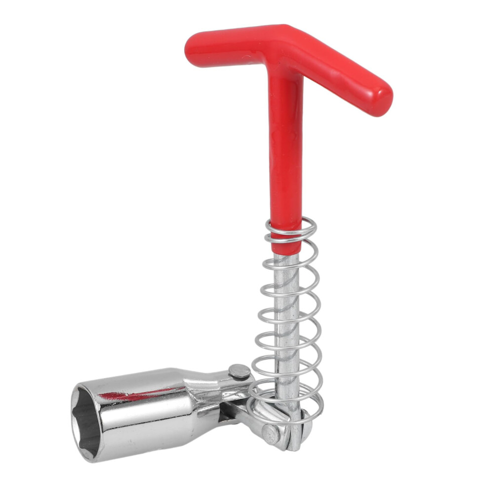 Thandle Spark Plug Wrench Tool With Secure Grip, Durable Steel For Universal Motorcycle Use 9347817071641