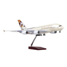 Model Planes 50.5 cm 1/160 A380 ETIHAD Airline DieCast Resin Model