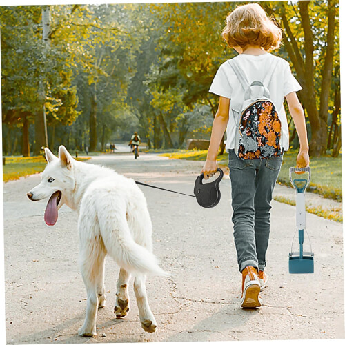 Dog Pooper Scooper Long Handle Foldable Ergonomic ABS PP Scooper Ref: 4528 2