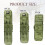 Double Long Rifle Case, 1.2m Green, Tactical Soft Case, Backpack Style Gun Bag 2