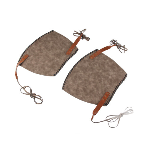 Retro Arm Guard, Artificial Leather Vambrace, Adjustable Brown 380g 1