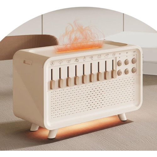 Aroma diffuser with white noise features and humidifier function,  for sleep environments. 1
